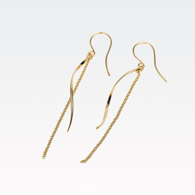 5点ピアス&ネックレス♡イエロージェード14kgfフックピアス♡ フックピアス K14ゴールドフィルド アクセサリーPePe オンラインストア