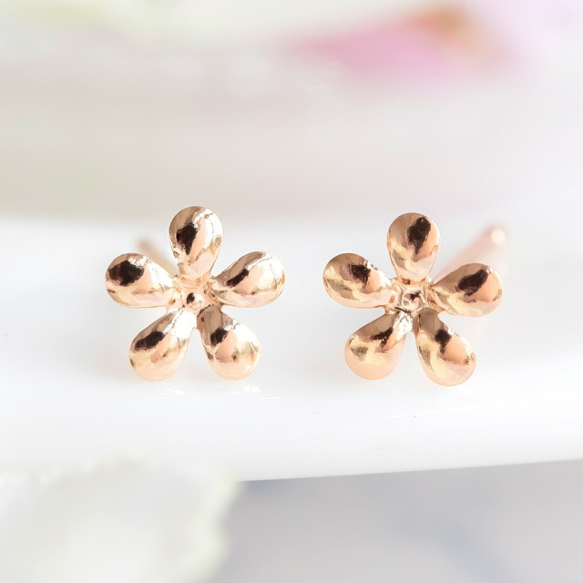 ピアス K18ピンクゴールド (花/フラワー)[5752400110] アクセサリー  