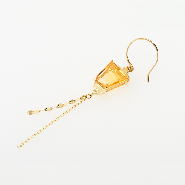 【新品仕上げ済】4℃ イエローゴールドデザインフックピアス デザインフックピアス カン付 ゴールド – 貴和製作所オンライン