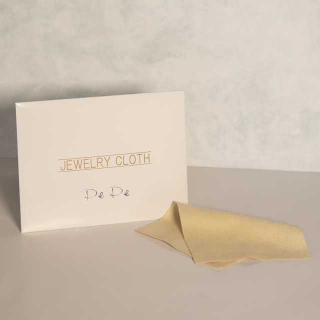 ジュエリー磨き】ジュエリークロス セーム革 アクセサリーPePe