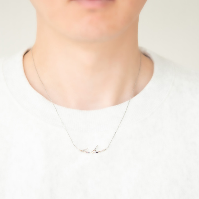 ネックレス シルバー925 ロジウムコーティング(JLージュエルー)(野生