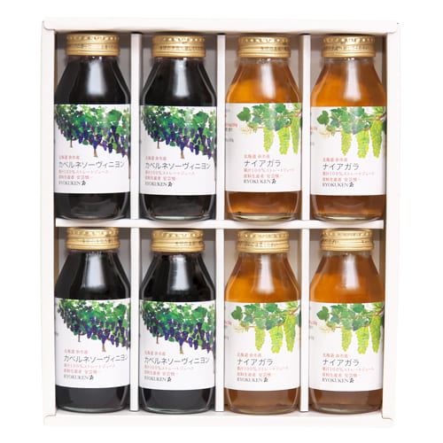 プレミアムぶどうジュースセット8本180ml