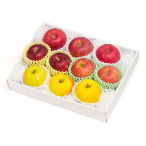 合馬公式アカウント1　くるりんご きらきらりんご 生産者限定 りんごセット 約1kg(2種以上)