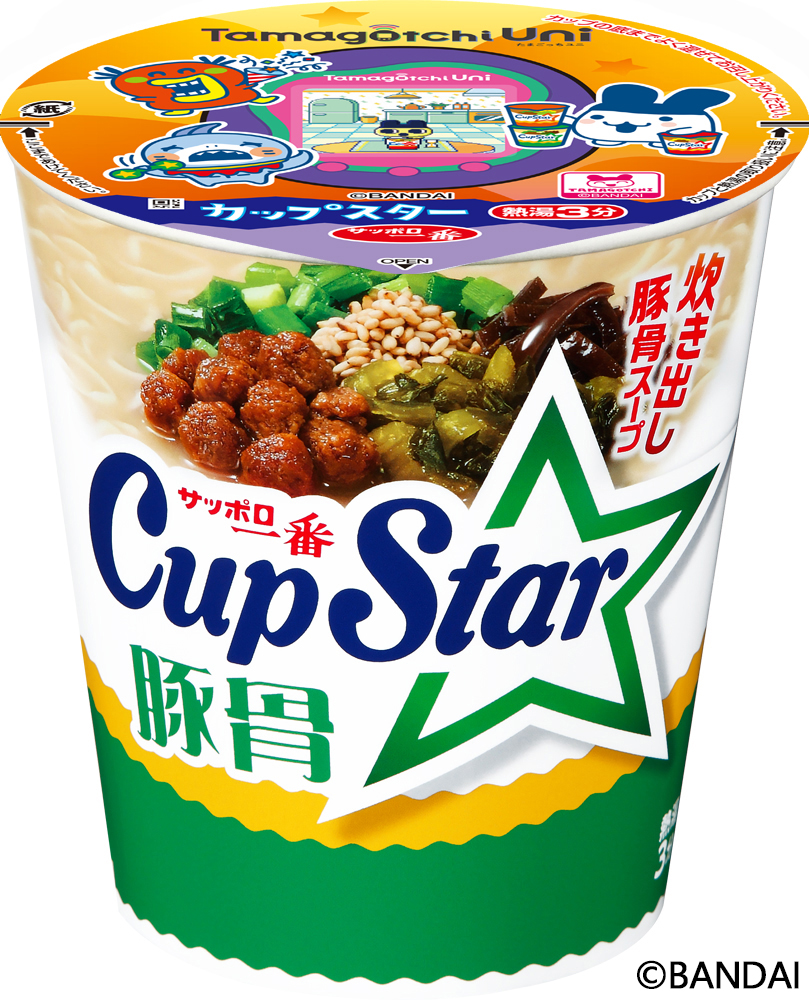 サッポロ一番 カップスター 豚骨 12食入り(たまごっちパッケージ)