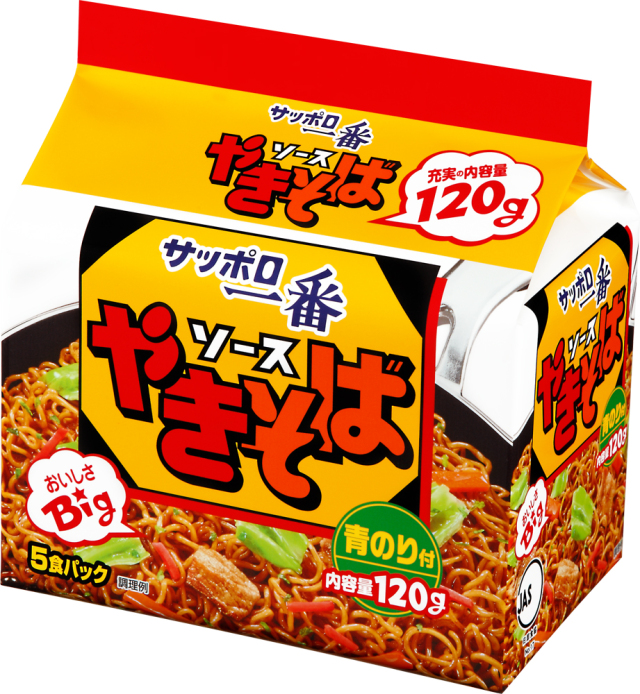 サッポロ一番 ソースやきそば (5食パック×6入り)