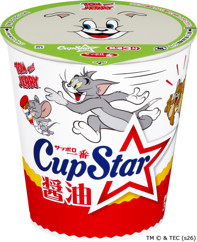 サッポロ一番 カップスター 醤油 12食入り(トムとジェリーパッケージ)