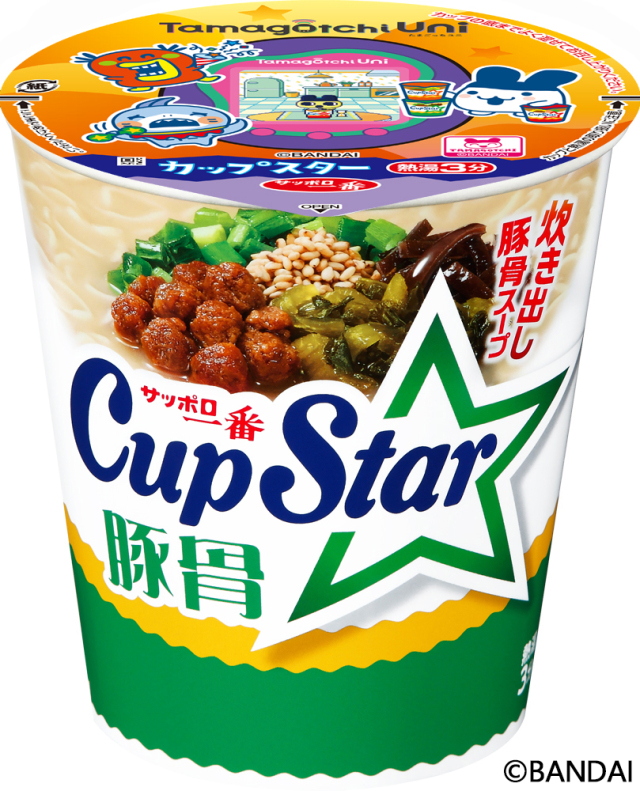 サッポロ一番 カップスター 豚骨 12食入り(たまごっちパッケージ)