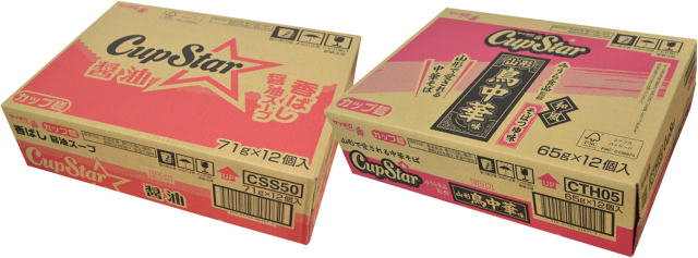 カップスター2ケースセット(山形鳥中華・醤油)※山形ワイヴァンズコラボステッカー4種付き(先着50セット)