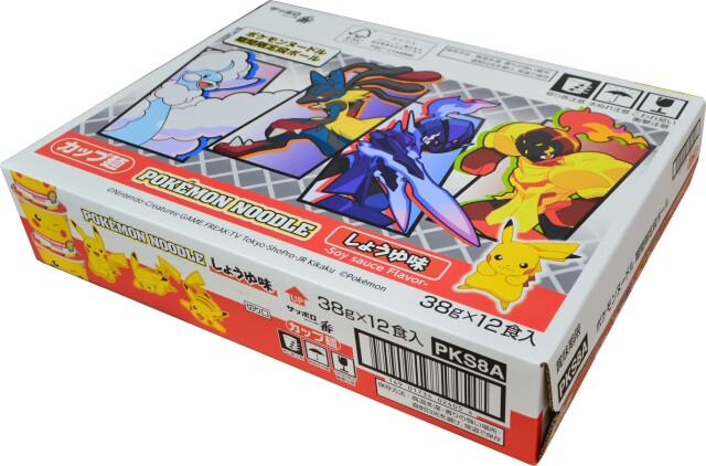サッポロ一番 ポケモンヌードル しょうゆ味 12食入り（期間限定段ボール）