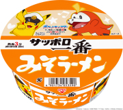 サッポロ一番 みそラーメンどんぶり 12食入り ※ポケモンパッケージ