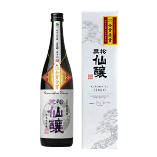 【数量限定】黒松仙醸 純米大吟醸 山恵錦磨き40【金賞酒】