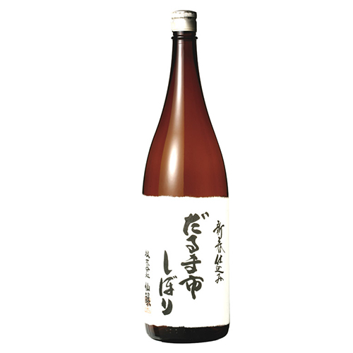 【2025年2月製造】黒松仙醸　純米だるま市しぼり 1.8Ｌ【日本酒】