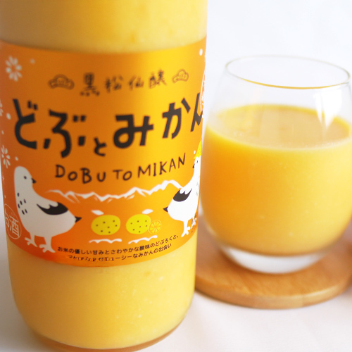 完売】【数量限定】黒松仙醸 どぶとみかん 600ml