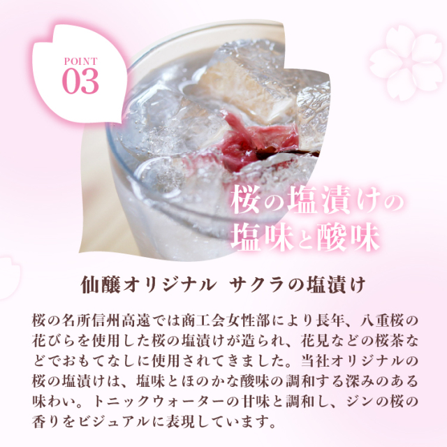 【オンラインショップ限定★数量限定】 SAKURAのジントニックパーティセット