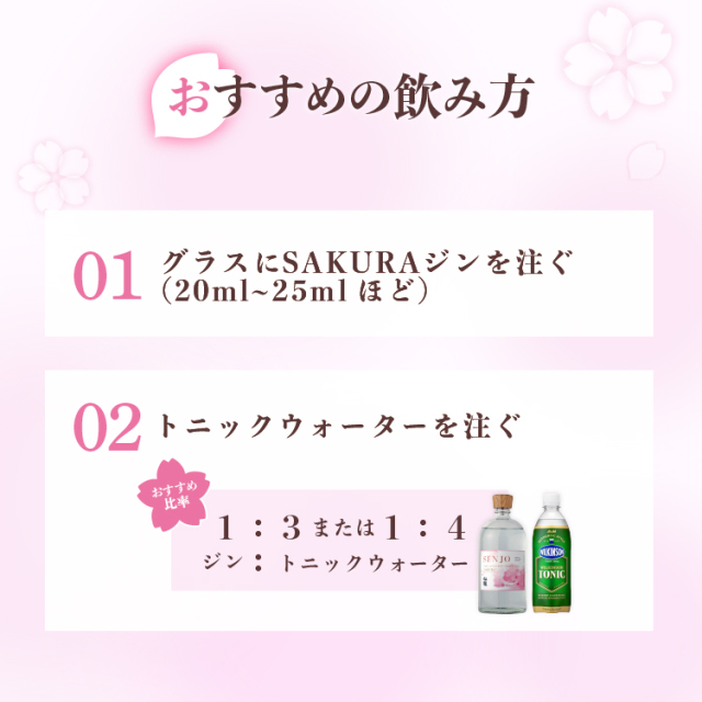 【オンラインショップ限定★数量限定】 SAKURAのジントニックパーティセット