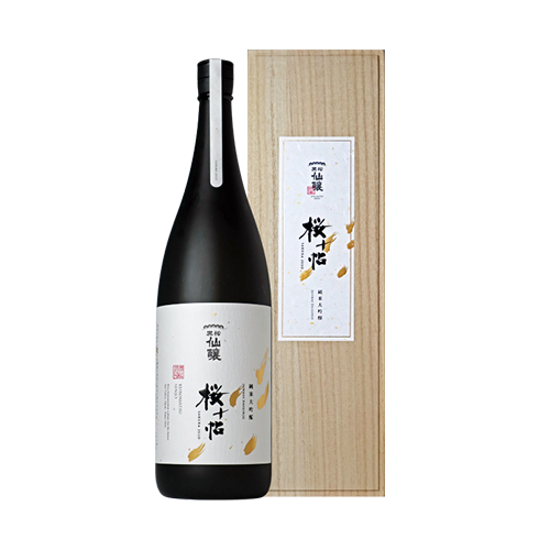 黒松仙醸 純米大吟醸 桜十帖 1.8L(桐箱入り)