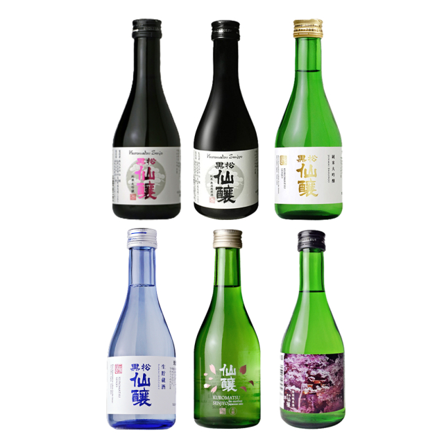仙醸飲み比べ6本セット（300ml)【日本酒】