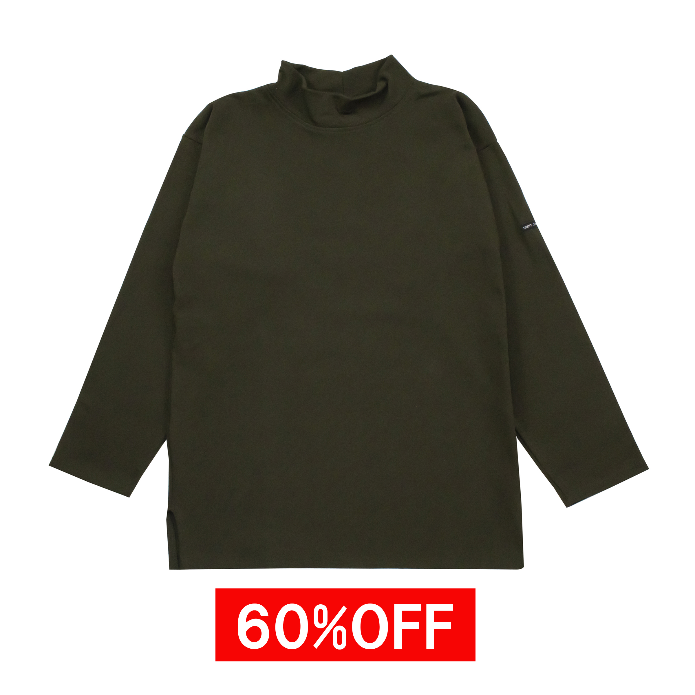 モックネックタイプ［モスグリーン］：セントジェームス