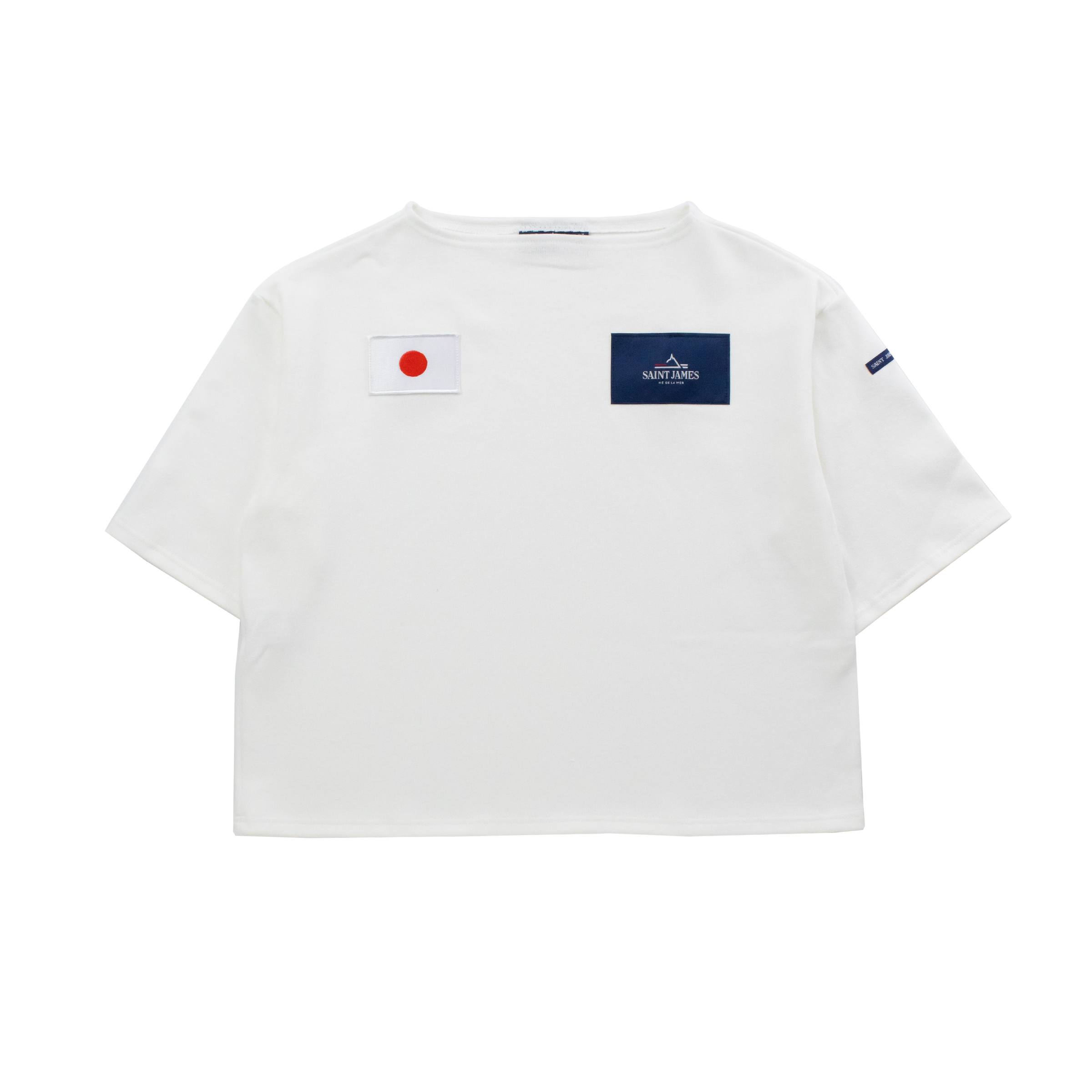 SAINT JAMES - つばきセントジェームズ シャツ SAINT JAMES スポーツ応援Tシャツ［白（日本）］：セントジェームス