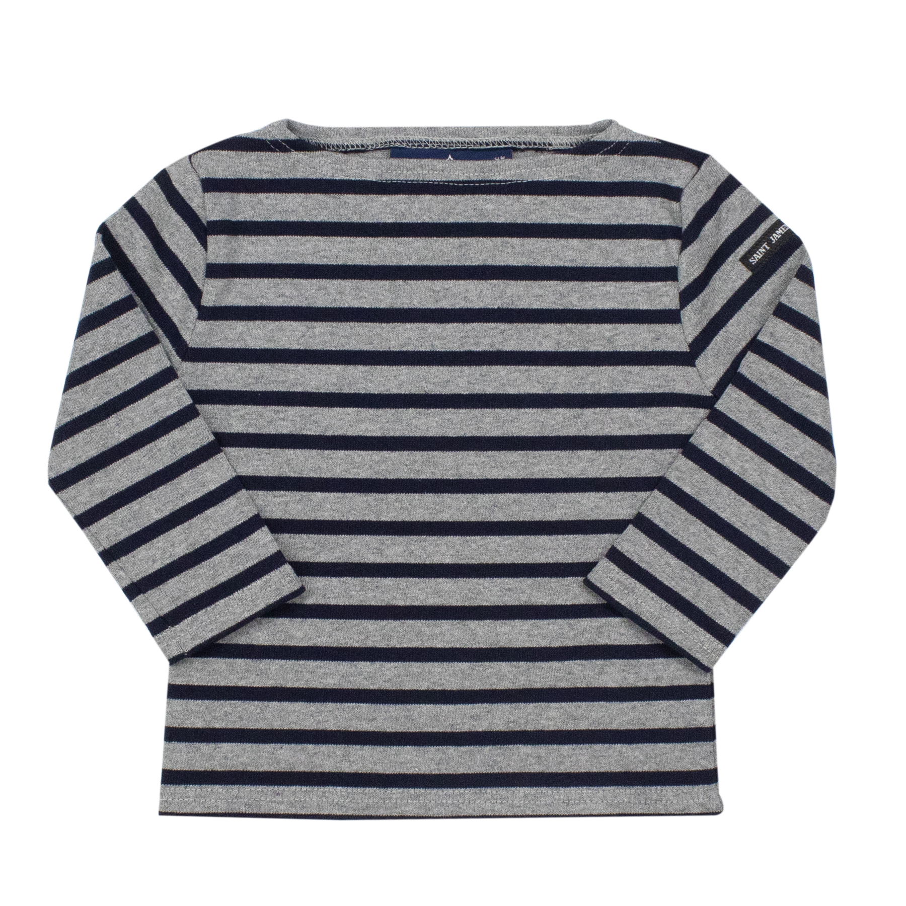 キッズ用ウエッソンボーダー［杢グレー/ネイビー］：セント