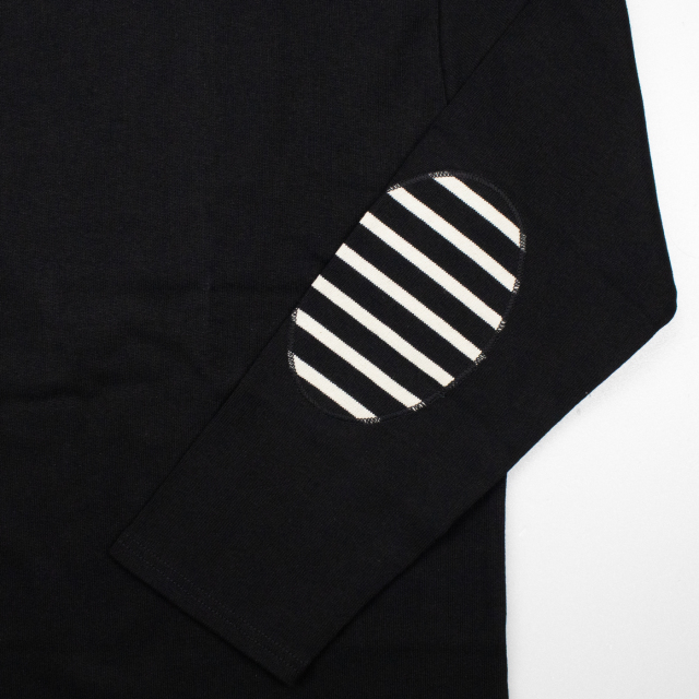 ウェッソン “エルボーパッチ”［黒(黒/生成り)］：セントジェームス