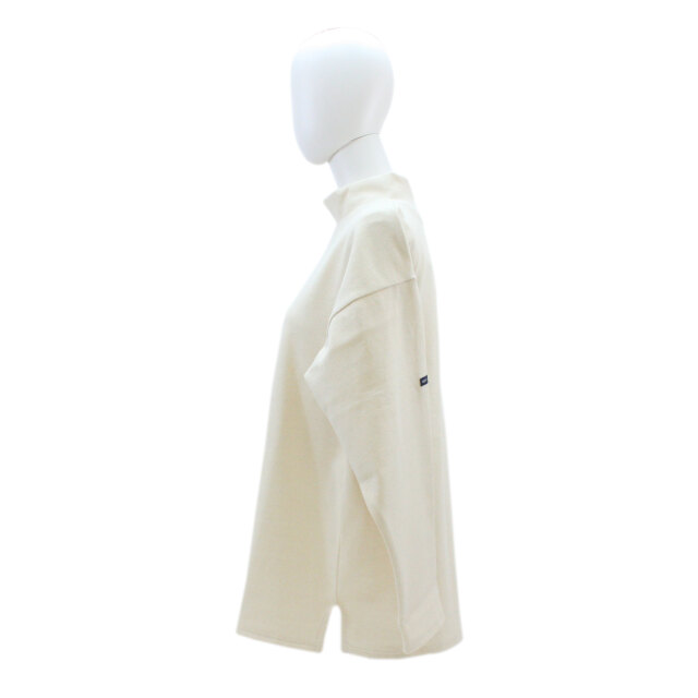 未使用　セントジェームス　モックネックウエッソン　ECRU/MARIN T3 送料無料】SAINT JAMES [セントジェームス] GIENS II モック