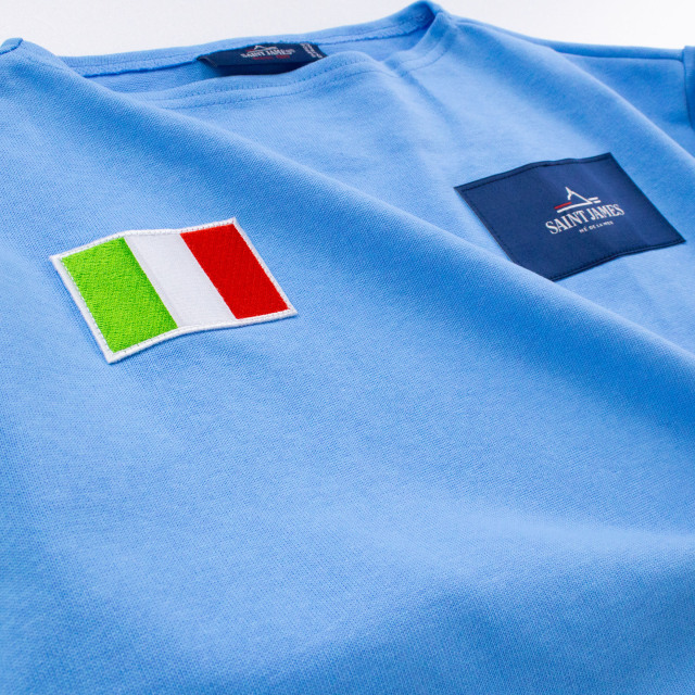 SAINT JAMES スポーツ応援Tシャツ［ポエムブルー（イタリア