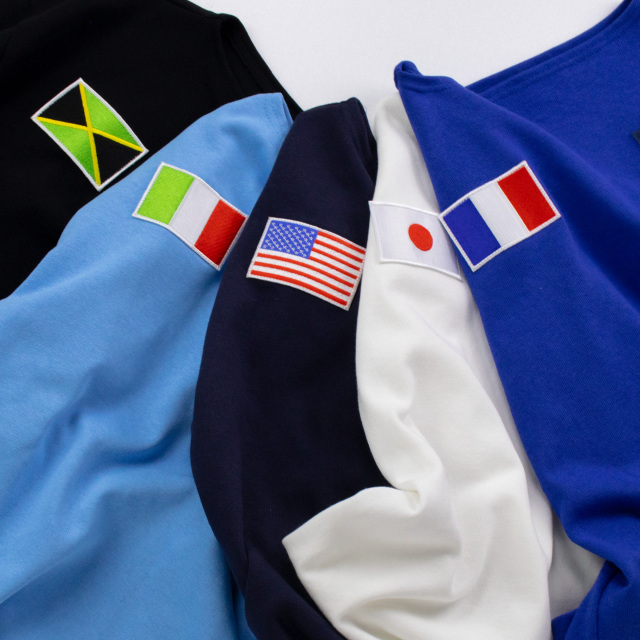 SAINT JAMES スポーツ応援Tシャツ［黒（ジャマイカ）］：セント