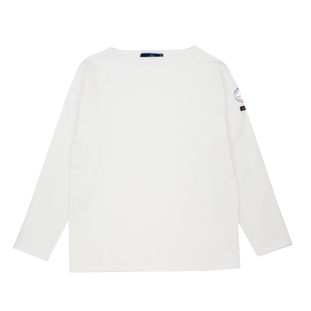 専用IENA購入SAINTJAMES OUESSANT白 SAINT JAMES/セントジェームス OUESSANT LOOSE/ウェッソン ルーズ（T