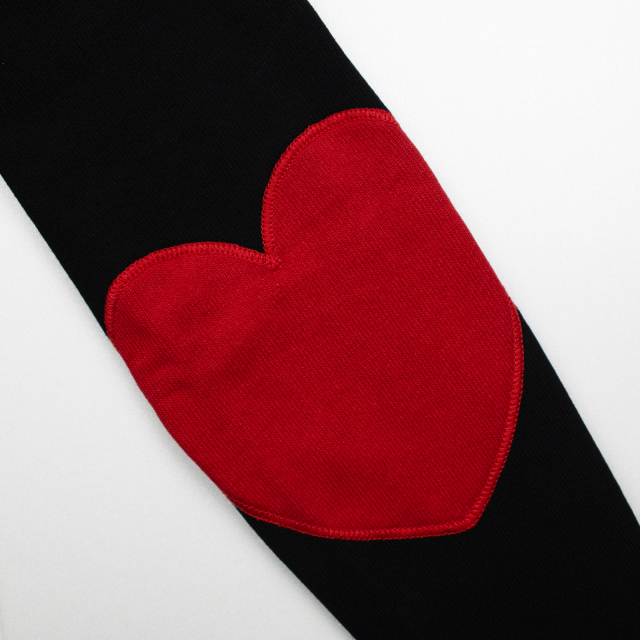 ウェッソン［ハートエルボーパッチ］［黒(赤）］：セントジェームス