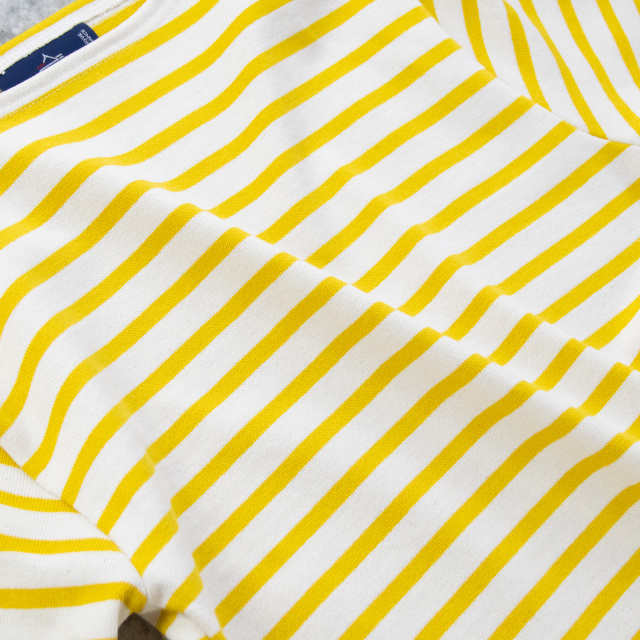 ウェッソン “ボーダー”［生成り/オークル]：セントジェームス