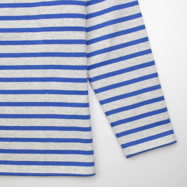 ウェッソン “ボーダー”［霜降りペールグレー/メールブルー]：セント