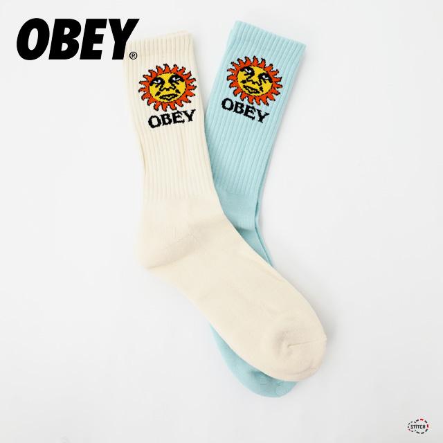 OBEY オベイ OBEY SUNSHINE SOCKS 100260181 オベイサンシャインソックス 靴下 ストリート カジュアル メンズ 正規取扱店