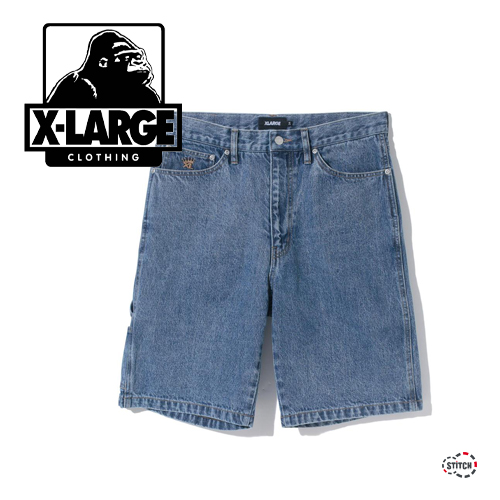 Xlarge エクストララージ Denim Short Work Pants デニムショートワークパンツ 半ズボン ハーフパンツ ボトムス ストリート メンズ 正規取扱店