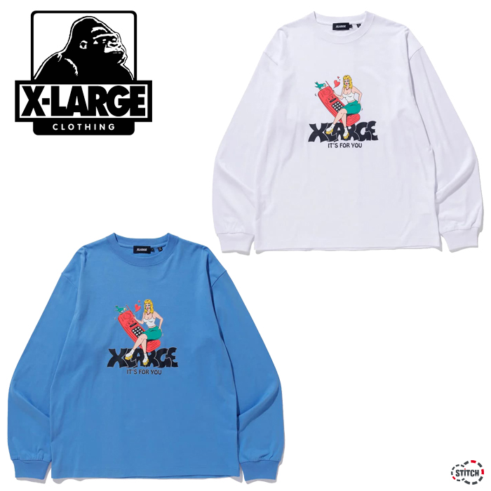 新品 XLARGE エクストララージ パーカー 長袖 メンズ ホワイト L