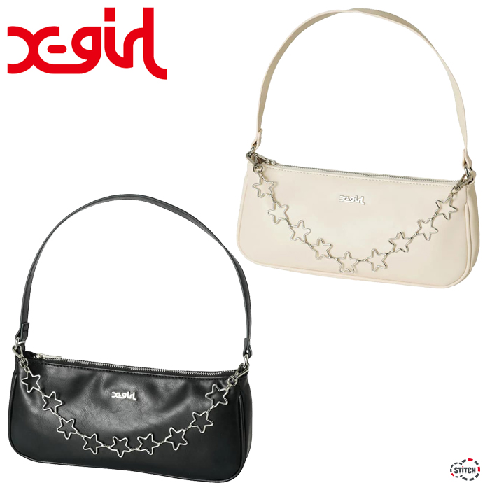 X-girl エックスガール FAUX LEATHER HAND BAG 105231053003
