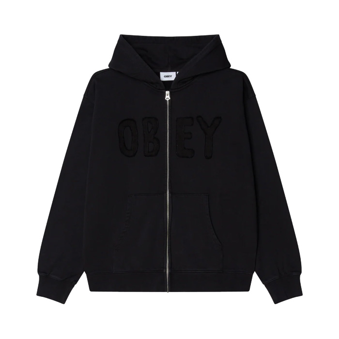 OBEY オベイ HYBRID FADED ZIP HOOD 112460032-25F ハイブリッド フェイデッド ジップ フード メンズ 正規取扱店