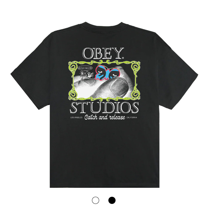 OBEY CATCH AND RELEASE HEAVYWEIGHT T-SHIRT 168024383 メンズ | 正規取扱店
