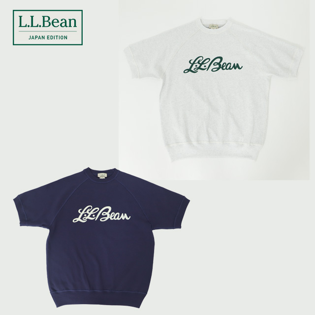 llbean エルエルビーン 通販 店舗 メンズ カットソー 半袖 25ss ロゴ スウェット おしゃれ