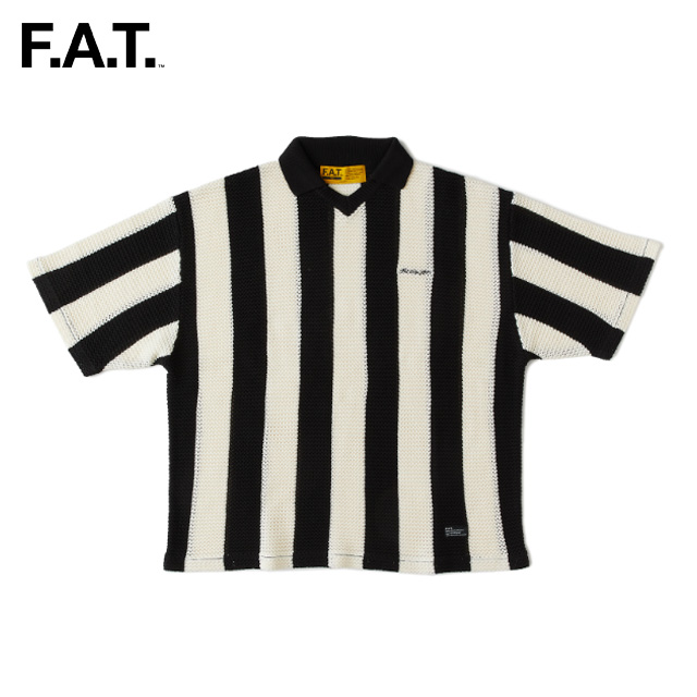 【SALE】 F.A.T. UKNITFORM F32510-KN01 ストライプ 半袖ニット メンズ エフエーティー 正規取扱店