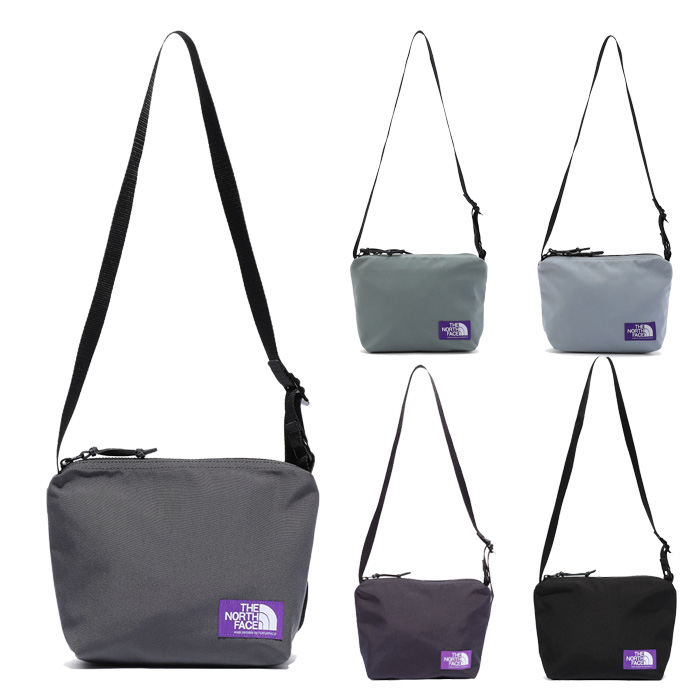 ノースフェイス パープル 紫ロゴ ショルダー かばん 斜め掛け ボディバッグ メンズ レディース アウトドア ブランド