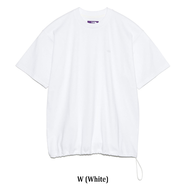 ノースフェイス パープルレーベル ナナミカ 通販 店舗 半袖Tシャツ メンズ ロゴ刺繍 裾しぼり ドローコード シンプル アウトドア