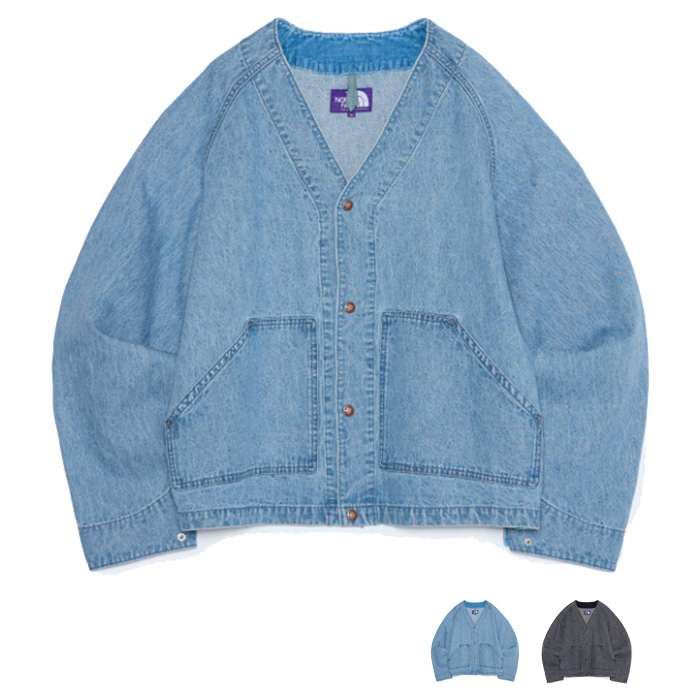 THE NORTH FACE Purple Label Linen Cotton Denim Field Cardigan N26FA028