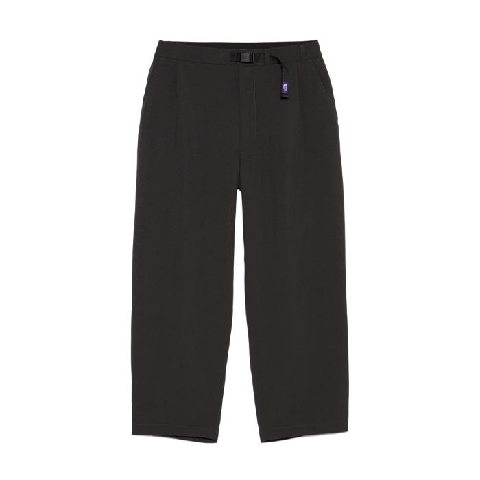 ノースフェイス パープル 紫ロゴ 春夏 長ズボン ウェービングベルト アスファルトグレー