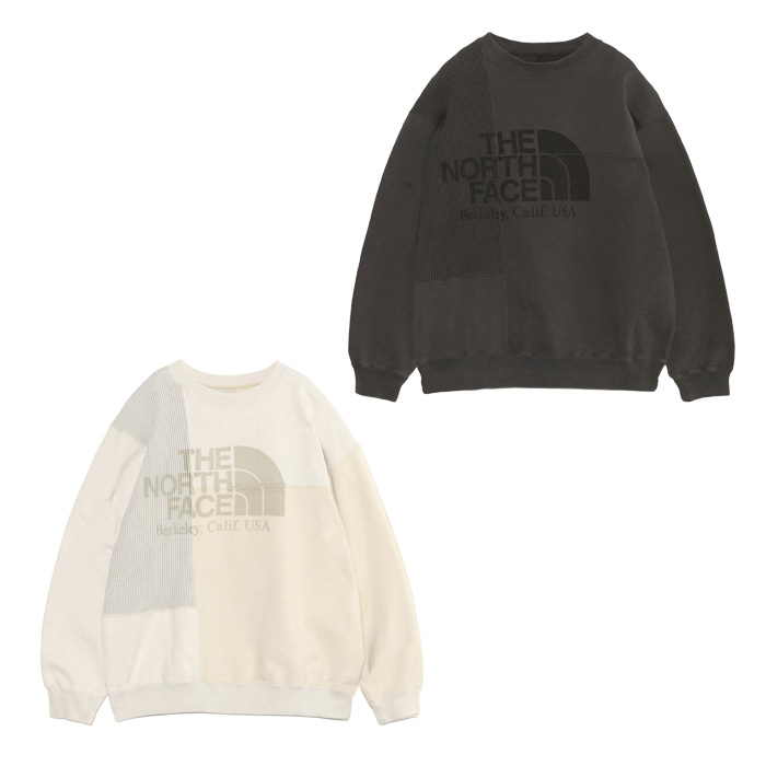 THE NORTH FACE PURPLE LABEL ザ・ノース・フェイス・パープル・レーベル Field Patchworked Crewneck Sweatshirt N26SH008 フィールドパッチワーククルーネックスウェットシャツ メンズ 正規取扱店