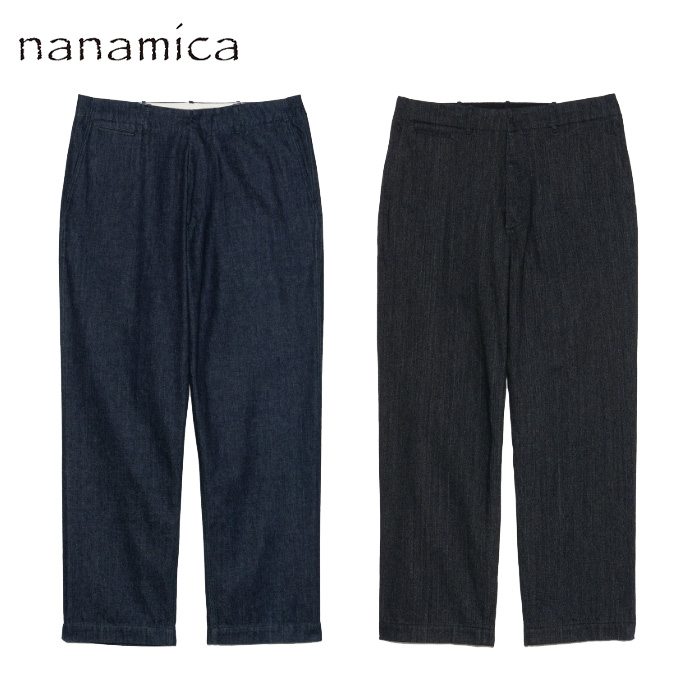 nanamica ナナミカ Wide Denim Pants S25SC085 ワイドデニムパンツ メンズ 正規取扱店