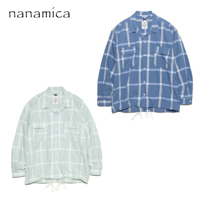nanamica ナナミカ PALAKA Check Shirt S25SG024 パラカチェックシャツ 