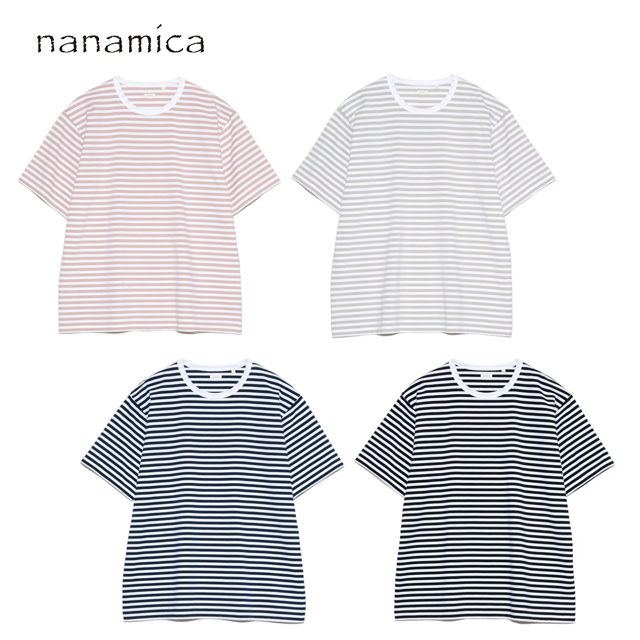 nanamica ナナミカ COOLMAX Stripe Jersey Tee S25SH120 クール