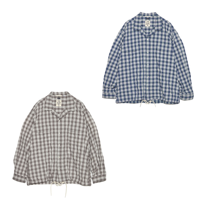 nanamica ナナミカ Palaka Check Shirt S26SG012 パラカ チェックシャツ メンズ 正規取扱店