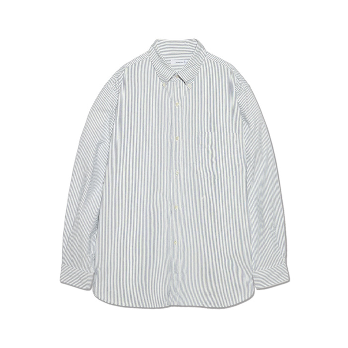 nanamica ナナミカ Button Down Stripe Wind Shirt S26SG080 ボタンダウンストライプウィンドシャツ メンズ 正規取扱店